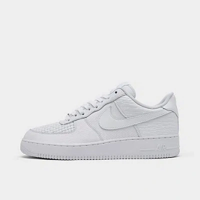 Nike Men's Air Force 1 '07 Lx Prm Casual Shoes In White/white/white