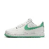 Nike Air Force 1  07 Premium Sneakers Platinum Tint / Stadium Green In Grey