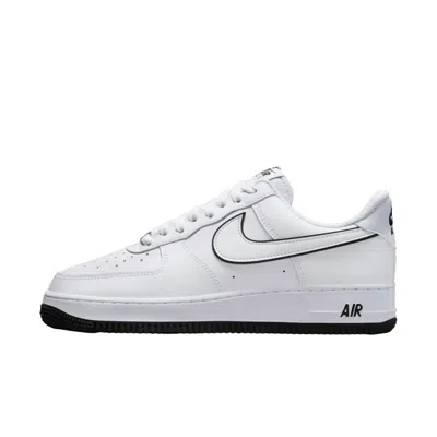 Nike Men's Air Force 1 '07 Shoes In White/black In Multi