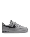 Nike Air Force 1 Sneakers With Contrast Stitch Detail In Gray