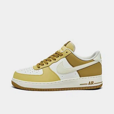Nike Men's Air Force 1 Low Casual Shoes In Beige/bronze