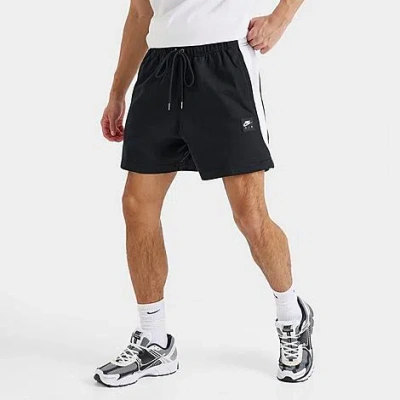 Nike Men's Air Fleece Shorts In Black/white/white