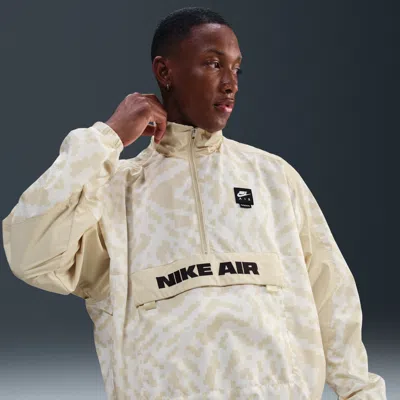Nike Men's Air Half-zip Jacket In White