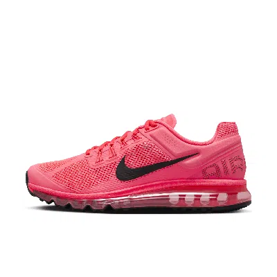 Nike Men's Air Max 2013 Shoes In Hot Punch/ Crimson/ Black