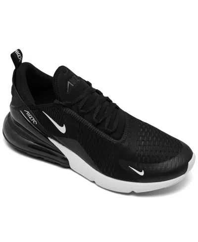 Nike Men's Air Max 270 Casual Sneakers From Finish Line In Black
