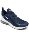 Nike Air Max 270 "midnight Navy Black Jade Horizon White" Sneakers In Navy,white