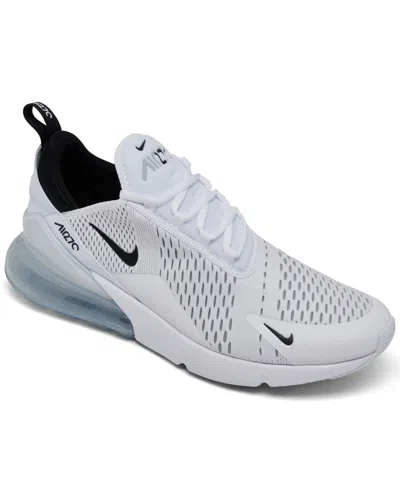 Nike Men's Air Max 270 Casual Sneakers From Finish Line In White