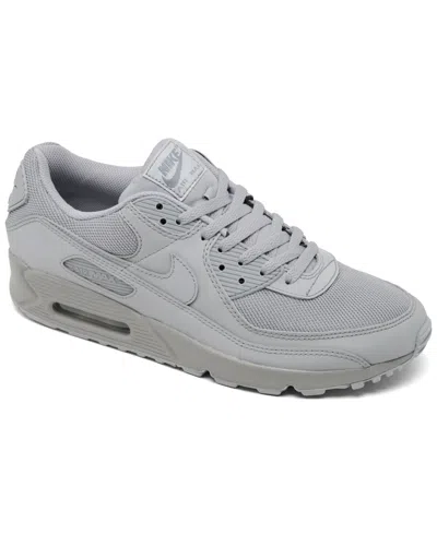 Nike Men's Air Max 90 Casual Sneakers From Finish Line In Gray