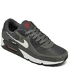 Nike Men's Air Max 90 Casual Sneakers From Finish Line In Medium Olive/cargo Khaki/black