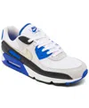 Nike Air Max 90 Khaki Racer Blue In White,khaki