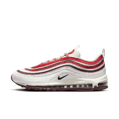 Nike White & Red Air Max 97 Sneakers