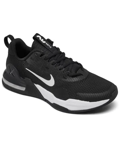Nike Men's Air Max Alpha Trainer 5 Training Sneakers From Finish Line In Black,white