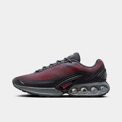 Nike Men's Air Max Dn Shoes In Black/university Red/iron Grey