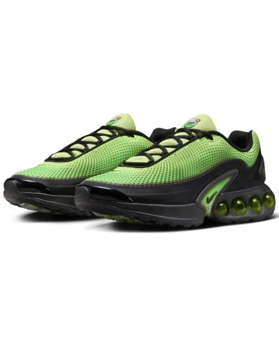Nike Men's Air Max Dn Se Casual Sneakers From Finish Line In Light Lemon,black