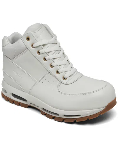 Nike Men's Air Max Goadome Winter Boots From Finish Line In White,gum