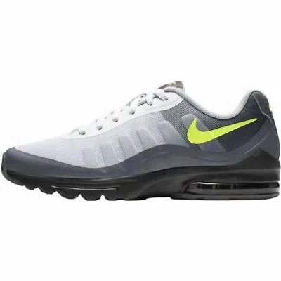 NIKE MEN'S AIR MAX INVIGOR SNEAKERS IN BLK/GRY/VOLT