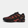 Nike Men's Air Max Plus Drift Casual Sneakers From Finish Line In Off-noir/black/dragon Red/hyper Crimson