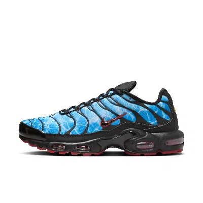 Nike Men's Air Max Plus Shoes In Blue/black/red