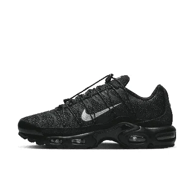 Nike Men's Air Max Plus Utility Shoes In Black
