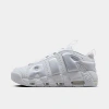 Nike Men's Air More Uptempo Low Casual Shoes In White/white