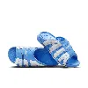 Nike Air More Uptempo Slides University Blue In Multicolor