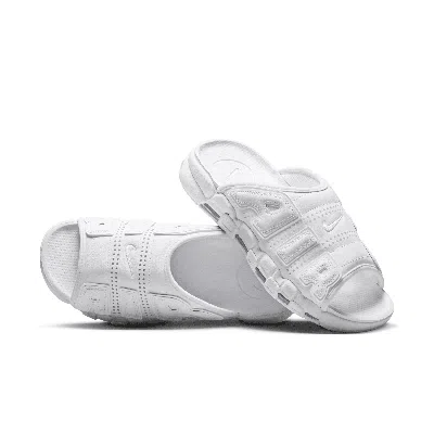 Nike Men's Air More Uptempo Slides In White