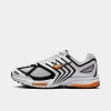 Nike Men's Air Pegasus 2005 Casual Shoes In White/black/metallic Silver/safety Orange