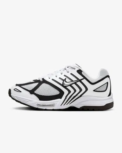 NIKE MEN'S AIR PEGASUS 2005 IN WHITE/METALLIC SILVER-BLACK