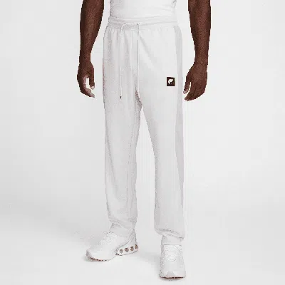 Nike Men's Air Poly-knit Track Pants In Photon Dust/light Smoke Grey/black