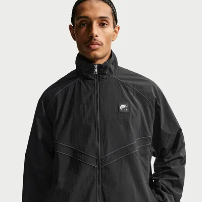 Nike Men's Air Windrunner Track Jacket In Black