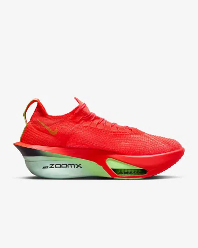 Nike Men's Air Zoom Alphafly Next% 3 Road Racing Shoes In Bright Crimson/lime Blast/mint Foam/cave Purple In Multi