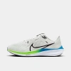Nike Men's Air Zoom Pegasus 40 Running Shoes (extra Wide Width) In Platinum Tint/white/green Strike/black