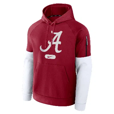 Nike Men's Alabama Crimson Tide Fitness Menâs  Therma College Pullover Hoodie
