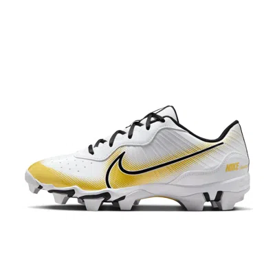 Nike Men's Alpha Huarache 4 Keystone Baseball Cleats In White