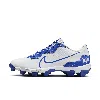 Nike Men's Alpha Huarache 4 Keystone Baseball Cleats In White/hyper Royal
