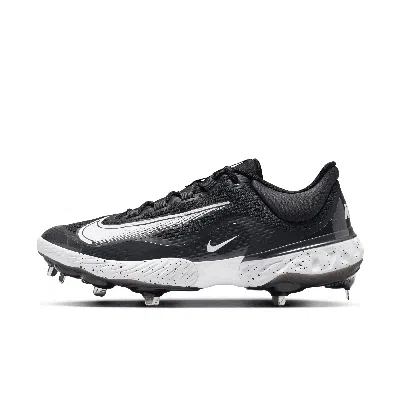Nike Men's Alpha Huarache Elite 4 Low Baseball Cleats In Black