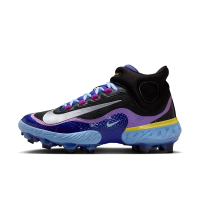 Nike Men's Alpha Huarache Elite 4 Mid Nrg Baseball Cleats In Multi