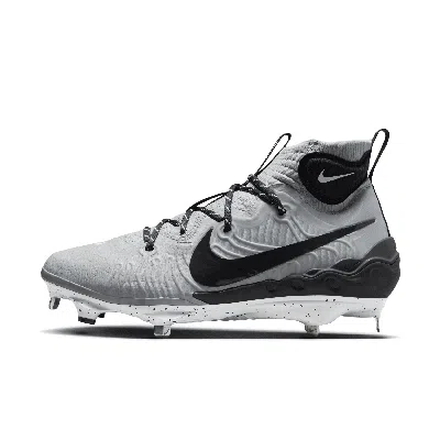 Nike Men's Alpha Huarache Nxt Baseball Cleats In Grey
