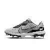 Nike Men's Alpha Huarache Varsity 4 Low Baseball Cleats In Grey