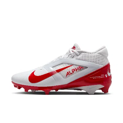 Nike Men's Alpha Menace 4 Pro Football Cleats In White