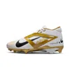 Nike Men's Alpha Menace 4 Pro Football Cleats In White