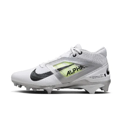 Nike Men's Alpha Menace 4 Pro Football Cleats In White