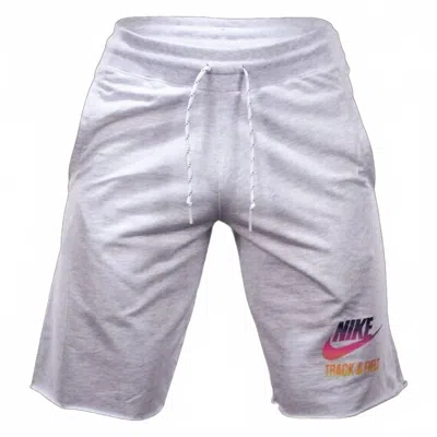 Nike Men's Alumni Track And Field Shorts In Light Gray In Grey