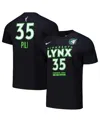 Nike Men's And Women's Alissa Pili Black Minnesota Lynx 2024 Wnba Draft Name Number T-shirt In Black