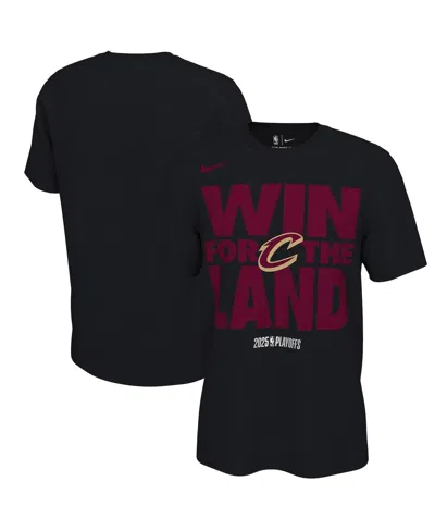 Nike Men's And Women's Black Cleveland Cavaliers 2025 Nba Playoffs On-court Mantra T-shirt