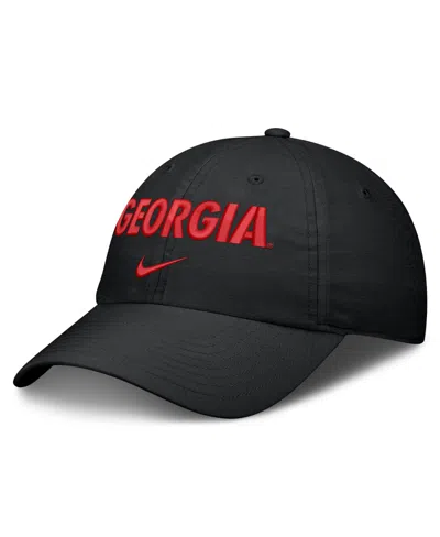 Nike Men's And Women's Black Georgia Bulldogs 2026 On-field Gameday Club Adjustable Hat