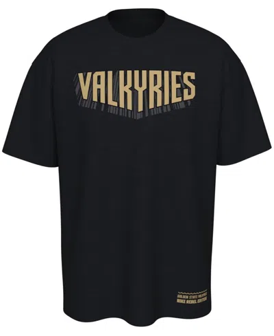 Nike Men's And Women's Black Golden State Valkyries Standard Issue Rebel Edition T-shirt