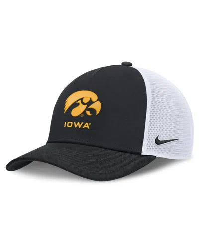 Nike Men's And Women's Black Iowa Hawkeyes 2026 On-field Gameday Trucker Hat In Multi