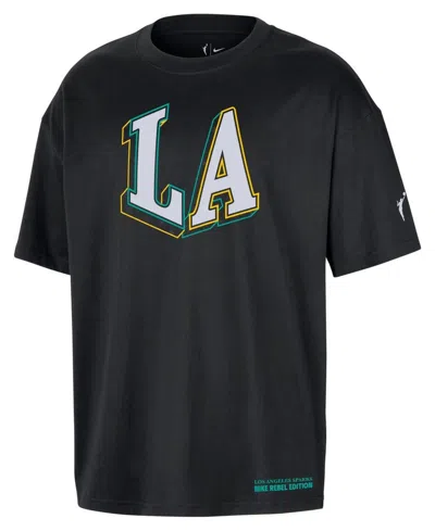 Nike Men's And Women's Black Los Angeles Sparks Standard Issue Rebel Edition T-shirt