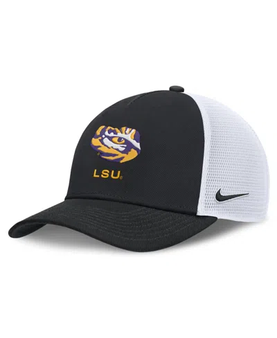 Nike Men's And Women's Black Lsu Tigers 2026 On-field Gameday Trucker Hat In Multi